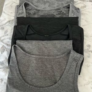 3 LULULEMON medium mens tanks